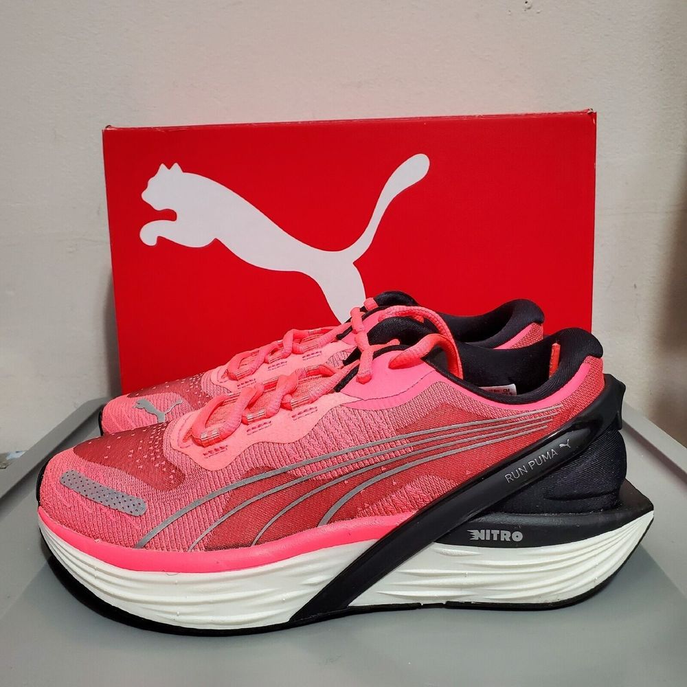 Puma XX Run Nitro Womens Sz 7 376171 07 Sunset Glow/Black/Silver  New